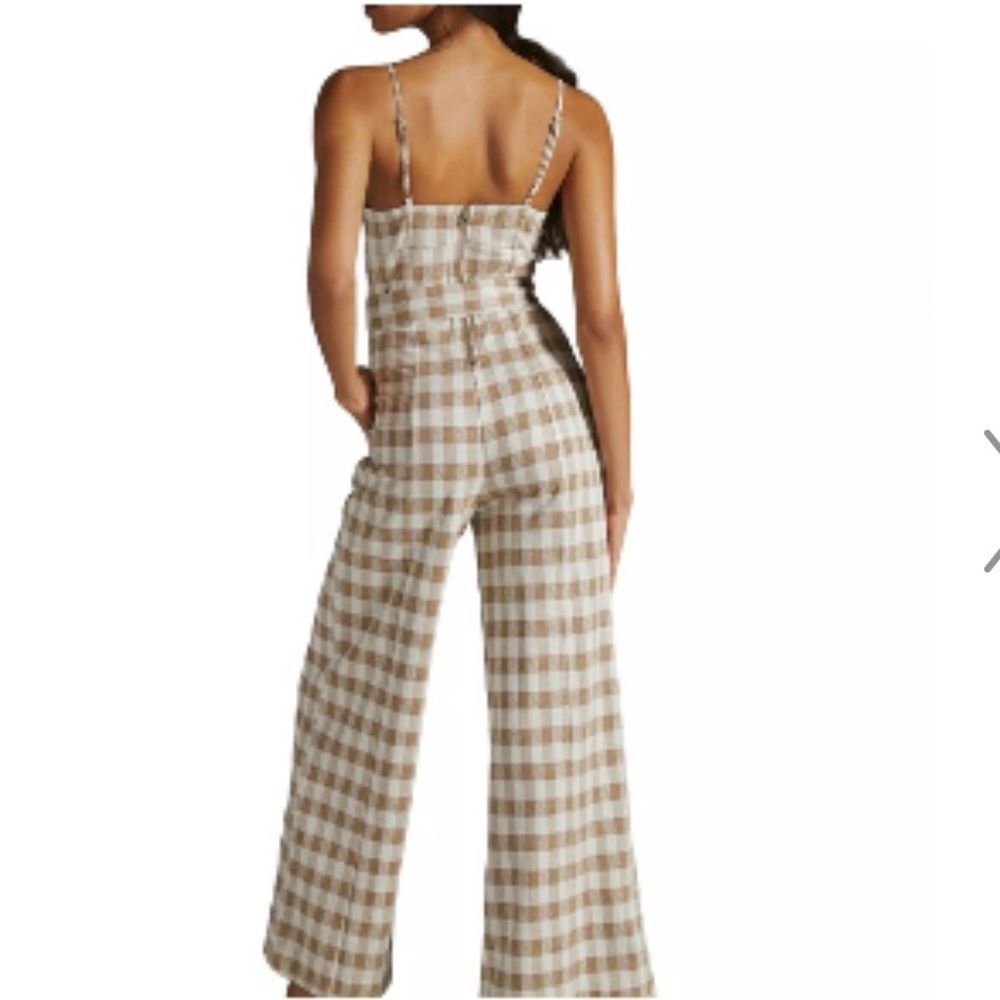 Anthropologie En Saidon Plaid Jumpsuit Size XS - Picture 3 of 14